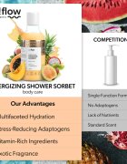 so!flow Energizing Shower Sorbet hidratáló test sorbet zuhanyba 400 ml