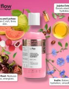 so!flow Energizing Shower Sorbet hidratáló test sorbet zuhanyba Guava Lychee 400 ml
