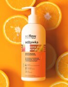 so!flow Frizzy and Dry Hair Protein-Emollient Conditioner kisimító kondicionáló töredezés ellen 300 ml
