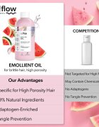 so!flow High Porosity Hair Emollient Oil hidratáló olaj a töredezett károsult hajra 150 ml