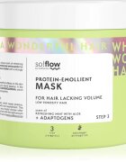 so!flow Low Porosity Hair Protein-Emollient Mask maszk lelapuló hajra 400 ml