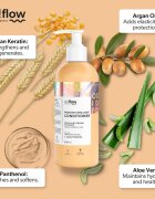 so!flow Medium Porosity Hair Protein-Emollient Conditioner hidratáló és kisimító kondicionáló töredezés ellen 400 ml
