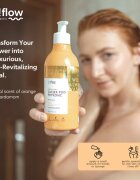 so!flow Sensual Shower Oil tusoló olaj száraz bőrre Orange with Cardamom 400 ml