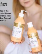 so!flow Sensual Shower Oil tusoló olaj száraz bőrre Orange with Cardamom 400 ml