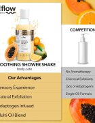 so!flow Smoothing Shower Shake tusfürdő gél minden bőrtípusra Papaya & Orange 400 ml