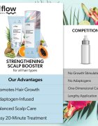so!flow Strenghtening Scalp Booster erősítő szérum a haj növekedéséért és megerősítéséért a hajtövektől kezdve 100 ml