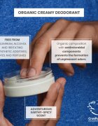 Soaphoria In Black Organic Creamy Deodorant organikus krém dezodor férfiaknak 50 ml