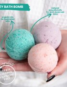 Soaphoria Inhale Exhale Freshness pezsgő fürdőgolyó Svěžest 85 g