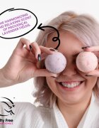 Soaphoria Lavender Fields Fizzy Bath Bomb fürdőbomba regeneráló hatással 85 g