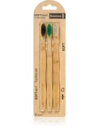 SOFTdent Bamboo Soft - 3 pack bambuszos fogkefe 3 db
