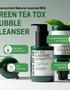 Some By Mi Bye Bye Blackhead 30 Days Miracle Green Tea Tox Bubble Cleanser aktív tisztító hab a mitesszerek ellen 120 g