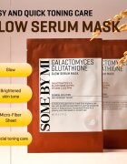 Some By Mi Galactomyces Glutathione Glow Serum Mask fehérítő gézmaszk az érzékeny száraz bőrre 22 g