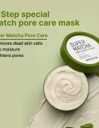 Some By Mi Super Matcha Pore Clean Clay Mask tisztító agyagos arcmaszk a pórusok összehúzására 100 g