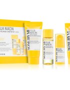 Some By Mi Yuja Niacin Anti Blemish Starter Kit utazási készlet egységesíti a bőrszín tónusait