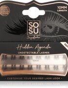 SOSU Cosmetics Hidden Agenda Undetectable Lashes Csomómentes elválasztott szempillák 10 mm