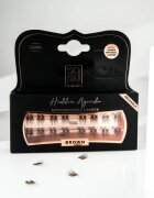 SOSU Cosmetics Hidden Agenda Undetectable Lashes Csomómentes elválasztott szempillák 10mm Brown 16 db