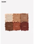 SOSU Cosmetics Matte Eyeshadow Palette szemhéjfesték paletta árnyalat Warm 6x1.3 g
