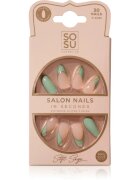 SOSU Cosmetics Salon Nails műköröm árnyalat Soft Sage 30 db