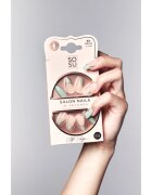 SOSU Cosmetics Salon Nails műköröm árnyalat Soft Sage 30 db