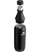 Stanley All Day Slim Bottle rozsdamentes kulacs kicsi Black Gloss 1 db