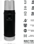Stanley Classic Legendary Bottle termosz Matte Black 1 db