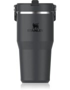 Stanley IceFlow™ Flip Straw Tumbler rozsdamentes kulacs Black 2.0 590 ml