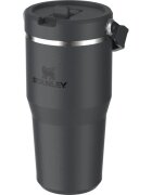 Stanley IceFlow™ Flip Straw Tumbler rozsdamentes kulacs Black 2.0 590 ml