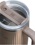 Stanley Quencher H2.O Fluted Tumbler rozsdamentes termosz szívószállal nagy Pale Gold Shine 1 db