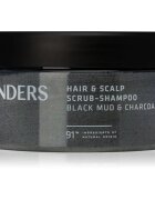 STENDERS Black Mud & Charcoal tisztító peeling a hajra és a fejbőrre 300 g