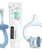 Suavinex Baby & Kids My First Dental Care Set ajándékszett újszülötteknek és kisgyermekeknek Blue