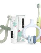 Suavinex Baby Training Toothbrush fogkefe gyermekeknek 0-2 y Green 1 db