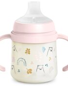 Suavinex Bear gyerekkulacs fogantyúval Pink 1 db