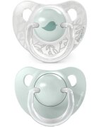 Suavinex Birdies Anatomical Silicone 0-6m cumi Green 2 db