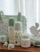 Suavinex Birdies Anticolic Baby Bottle cumisüveg Green 270 ml