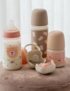 Suavinex Birdies Anticolic Baby Bottle cumisüveg Pink 360 ml