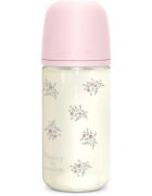 Suavinex Poetry SX Pro Physiological Glass M cumisüveg üvegből 3 m+ Medium Flow - Pink 1 db