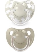 Suavinex Wild & Free Anatomical Silicone 6-18m cumi Cream 2 db