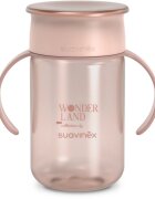 Suavinex Wonderland 360° Trainer Cup gyakorlóbögre fogantyúval Pink 12m+ 340 ml