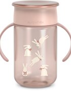 Suavinex Wonderland 360° Trainer Cup gyakorlóbögre fogantyúval Pink 12m+ 340 ml