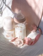 Suavinex Wonderland SX PRO +3 MF gyerekkulacs Cream-Coloured Flower 240 ml