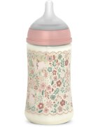 Suavinex Wonderland SX Pro Physiological Anti-Colic cumisüveg M Medium Flow 3 m+ Pink Flower 270 ml