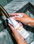 SUNEWMED+ Active Foaming Cleanser Face and Eye Makeup Removal tisztító és szemlemosó hab C vitamin 200 ml