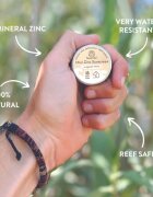 Suntribe Mini Zinc Sunscreen ásványi védőkrém arcra és testre SPF 50 Original White 15 g