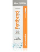 Swiss Panthenol 10% PREMIUM hűsítő gél napozás után 125 ml