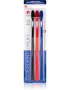 Swissdent Profi Colours fogkefék soft - medium black red blue 3 db
