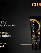 Syoss Curl Cream Gel formázó krém a hullámok kiemelésére géles textúrájú 250 ml