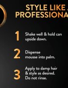 Syoss Curl Mousse fixáló hab a természetes fixálásért 250 ml