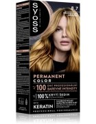 Syoss Permanent Color tartós hajfesték árnyalat 8_7 Honey Blond 1 db