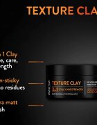Syoss Texture Clay formázó agyag extra erős fixálással 100 ml
