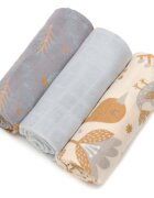 T-Tomi BIO Bamboo Diapers mosható pelenkák Bierdie 70x70 cm 3 db